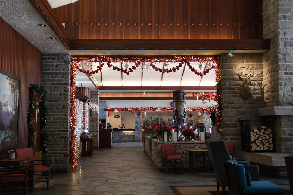 Fairmont Jasper Lodge at Christmas