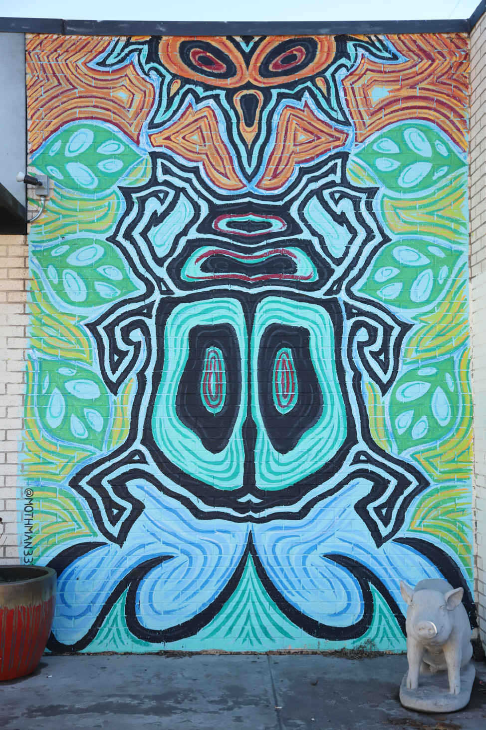 Mural at Guyutes in Oklahoma City