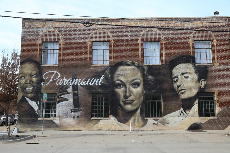 Paramount Mural on Film Row in Oklahoma City
