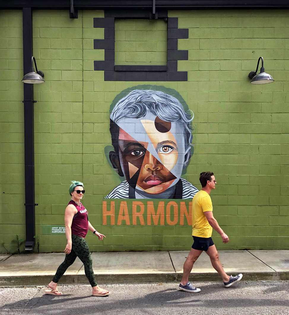 Art of Harmony mural in Nashville