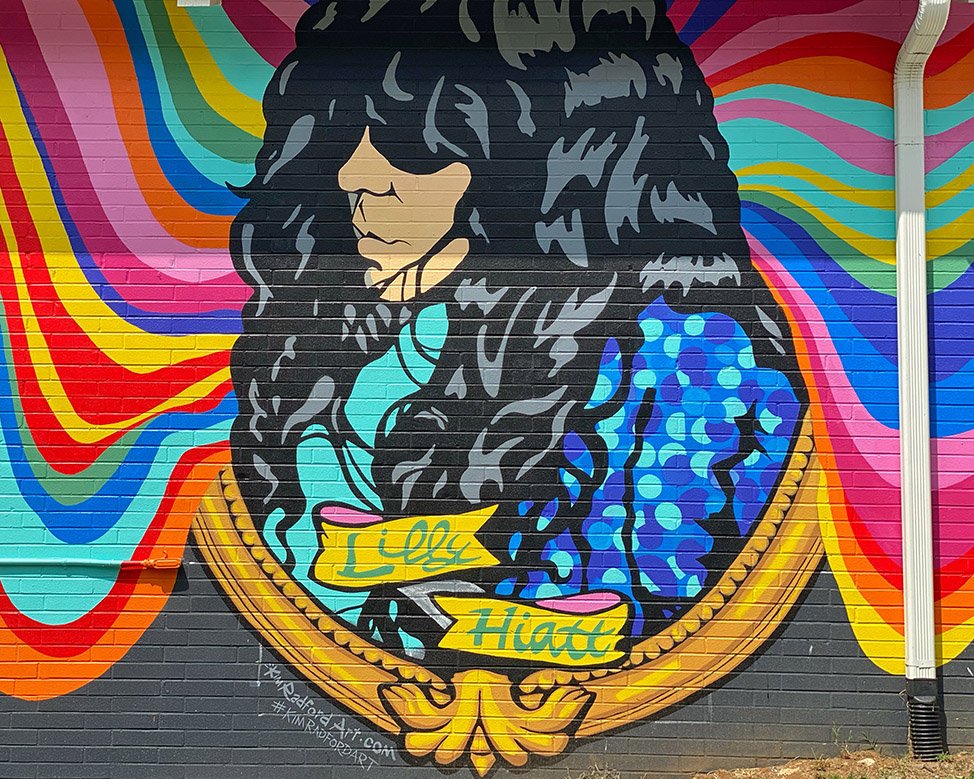 Lilly Hiatt mural in Nashville