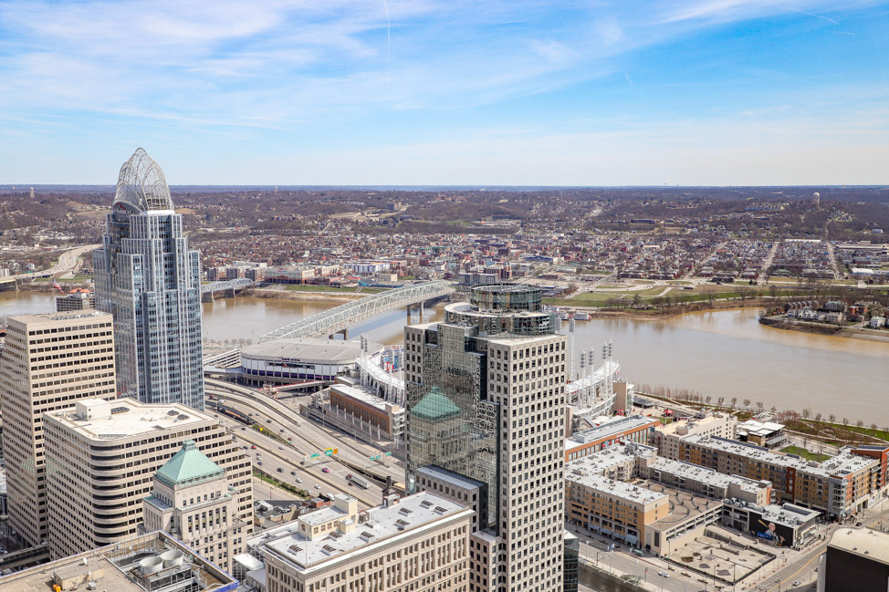 Skyline view of Cincinnati, Ohio