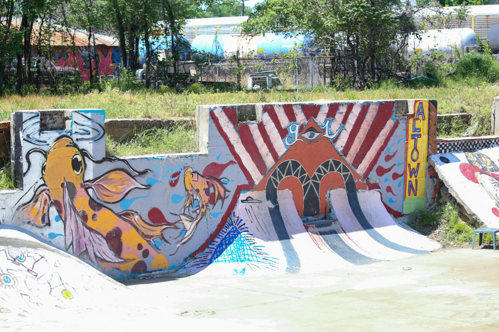 Altown Skate Park murals in Memphis
