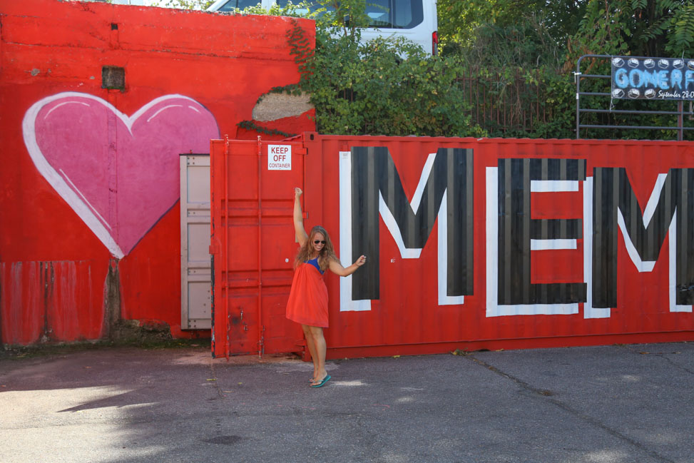  "I Love Memphis" mural, artist: Brandon Marshall