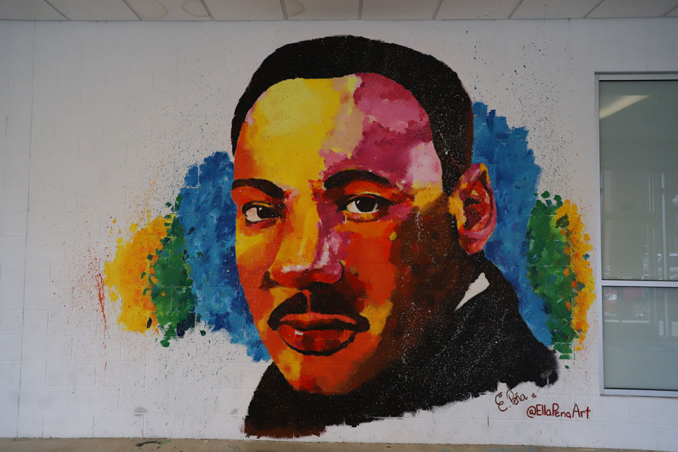 MLK mural in Memphis Rox