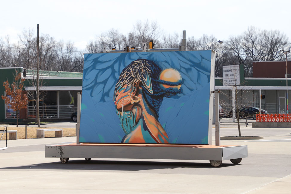 Crosstown Arts mural in Memphis