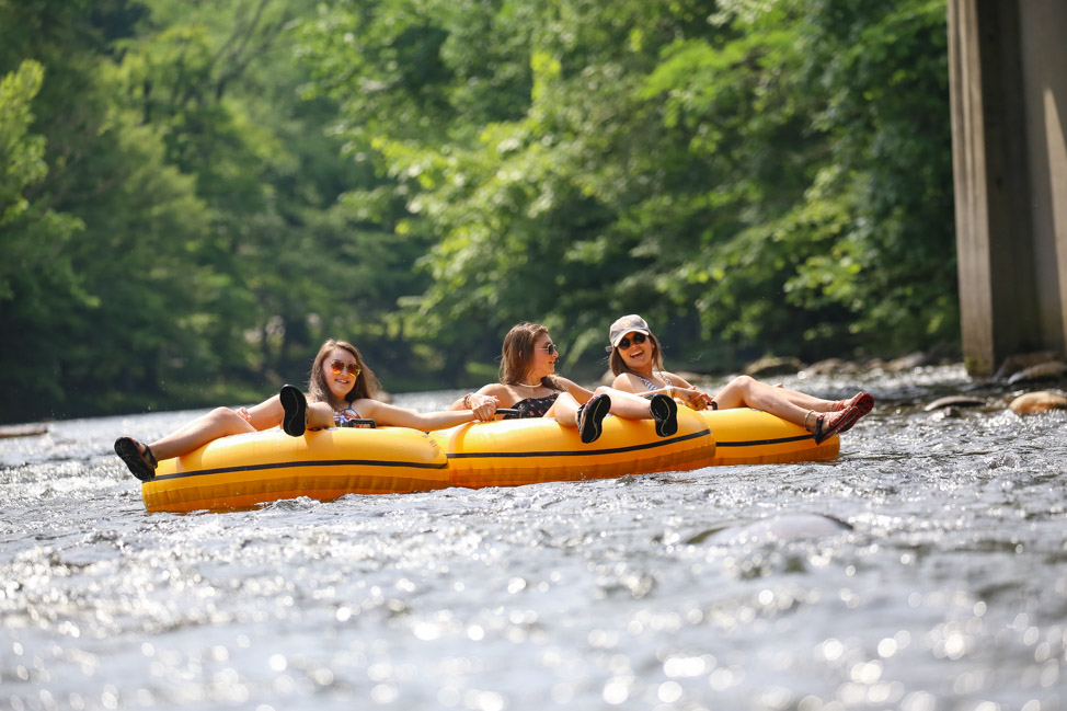 Tubing in Townsend, Tennessee