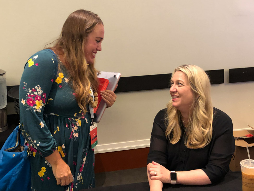 Meeting Cheryl Strayed at TravelCon in Boston