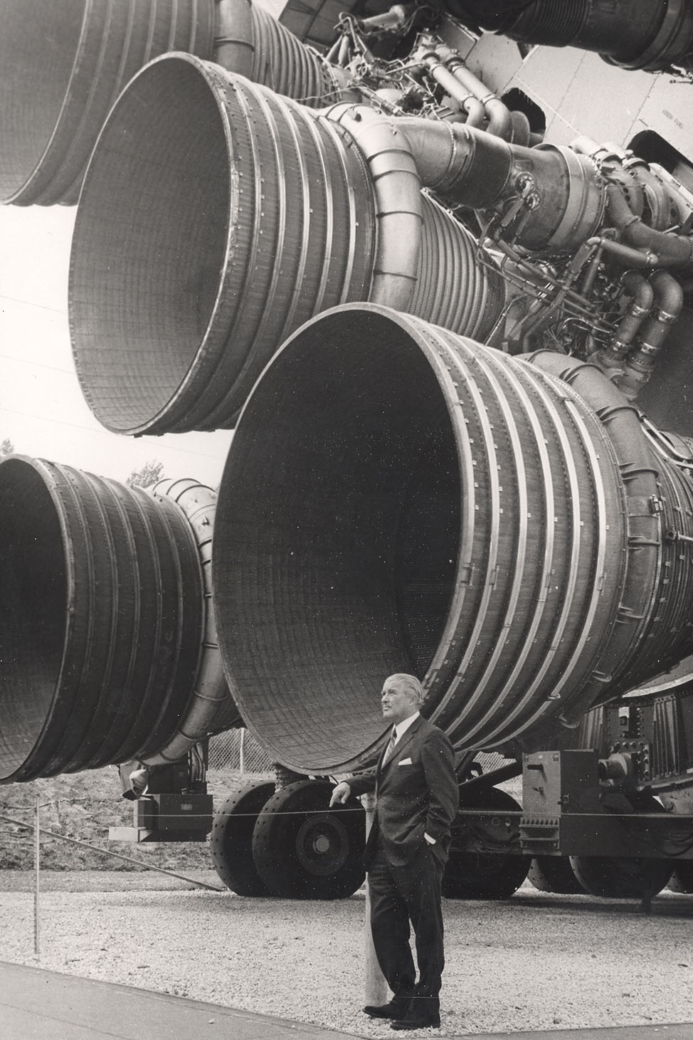 Test flight of the Saturn V