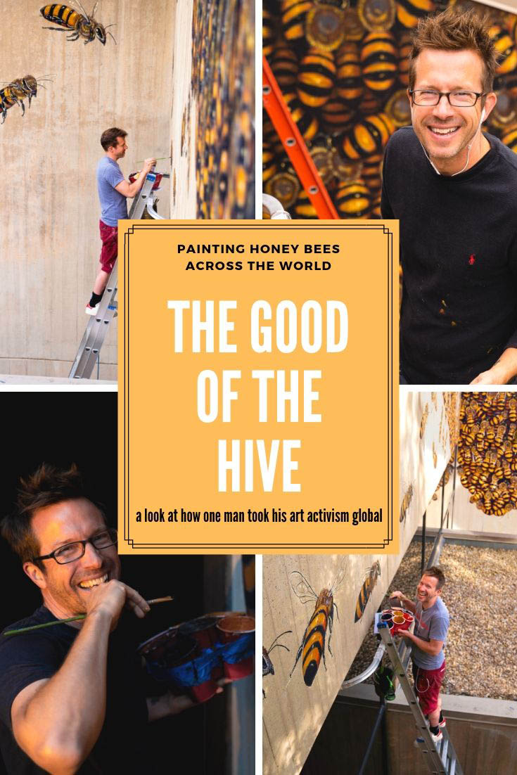The Good of the Hive honey bee murals