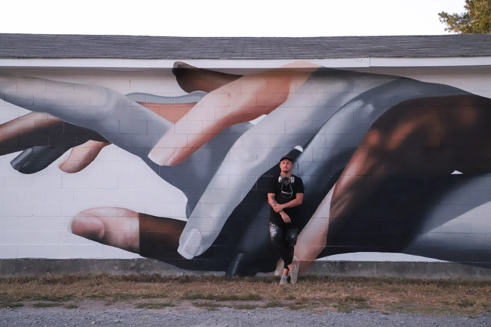 Murals in Tullahoma, Tennessee: Harmony by Ty Christian
