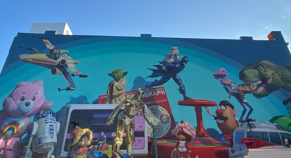 Artworks Toy Story mural in Cincinnati