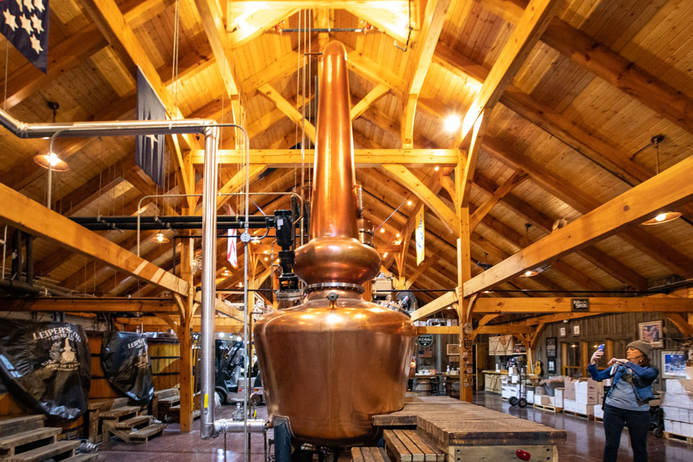 Leiper's Fork Distillery on the Natchez Trace in Tennessee