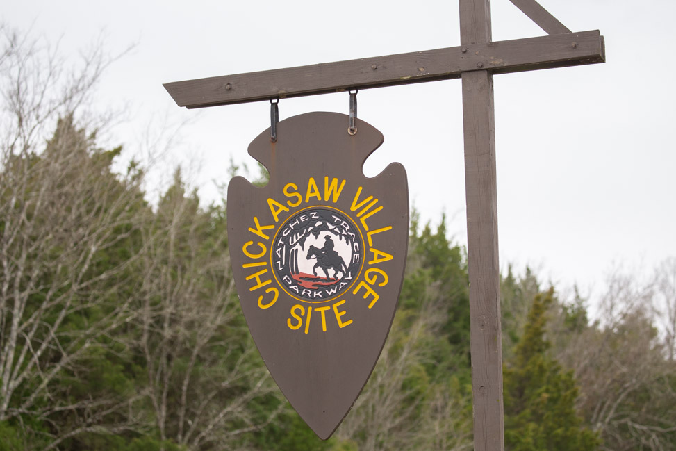 Chickasaw Village Site on the Natchez Trace Parkway