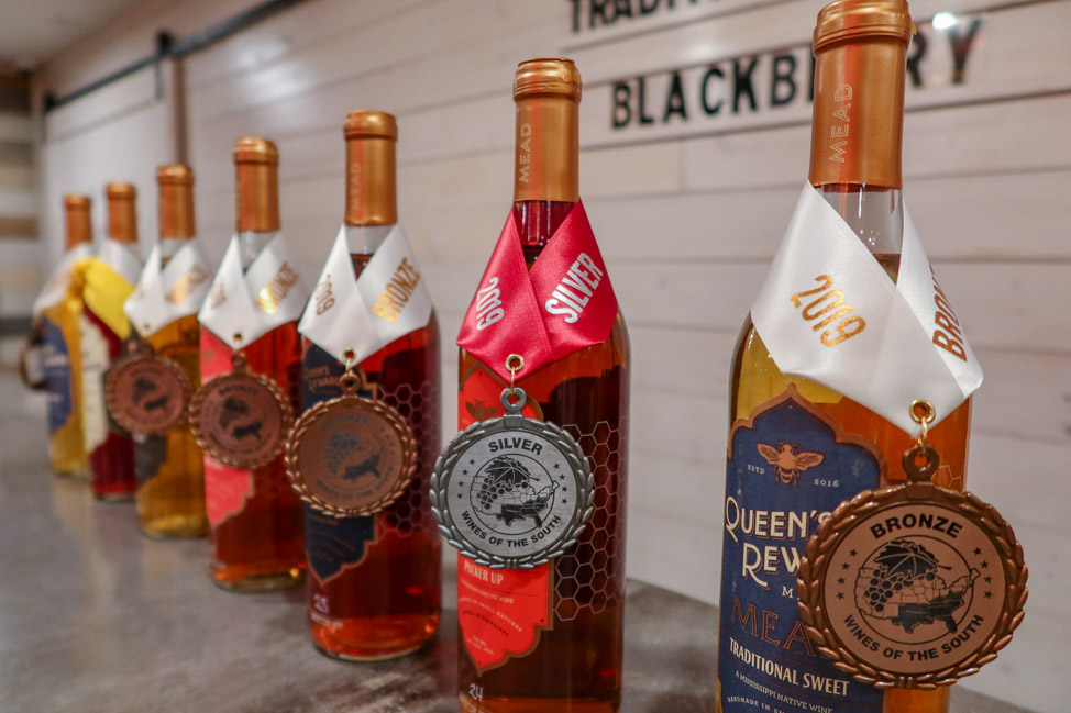 Queen's Reward Meadery in Tupelo, Mississippi