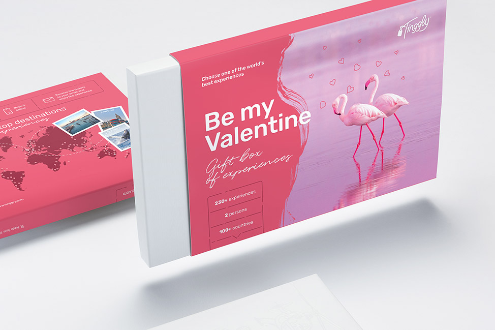 Tinggly gift card for Valentine's Day
