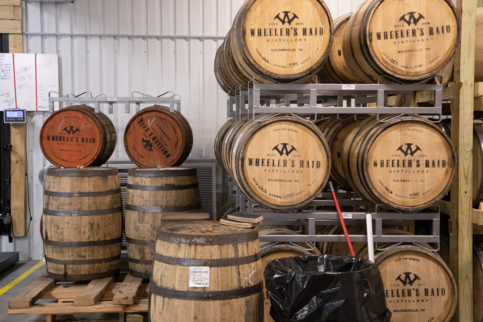 The 31A Trail in Tennessee: Visit Wheeler's Raid Distillery in Nolensville