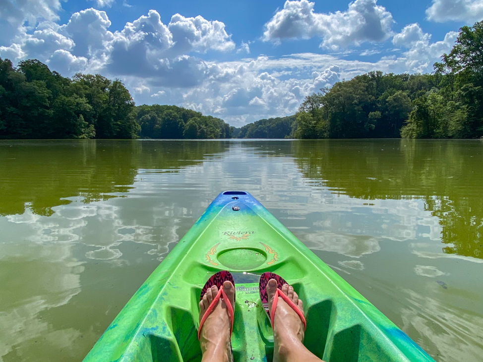 Kayaking in Meeman-Shelby Forest