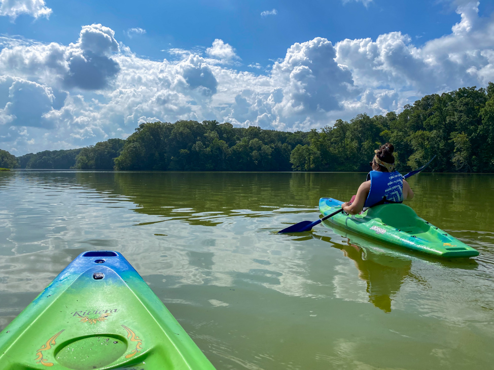 Kayaking in Meeman-Shelby Forest