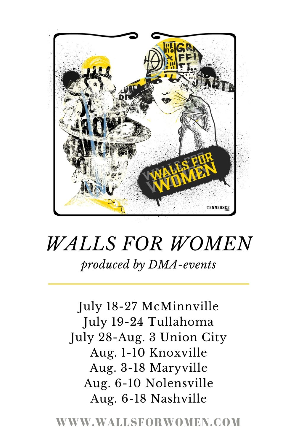 Walls for Women mural locations