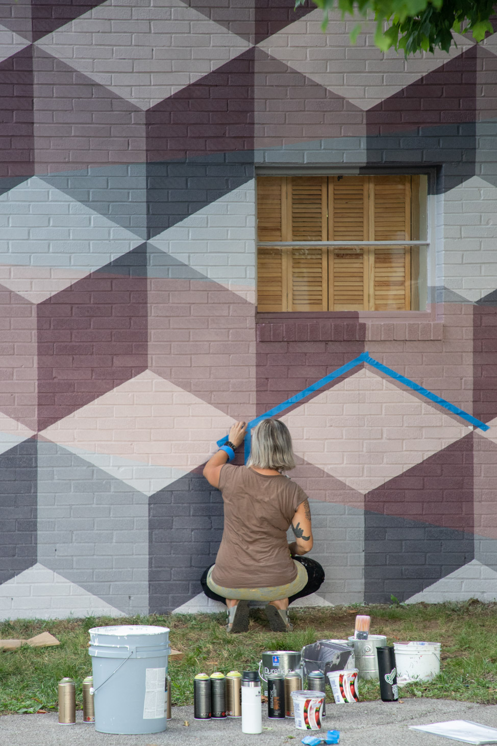 Hebe mural in McMinnville, Tennessee