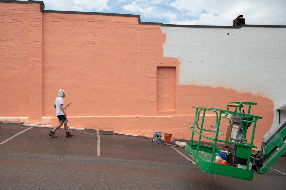 The Making of a Mural in Maryville, Tennessee by Nicole Salgar and Chuck Berrett