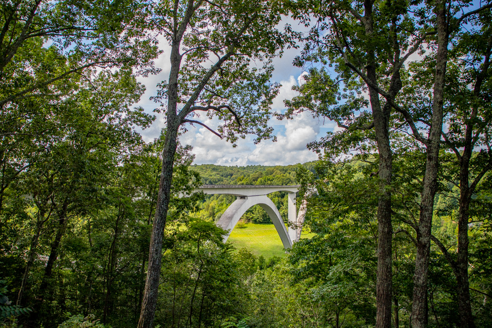 Natchez Trace Parkway Bridge in Franklin, Tennessee