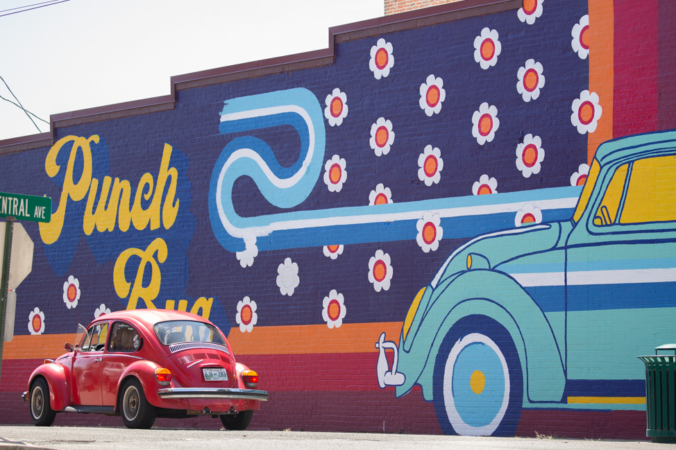 Centerville mural Punch Bug by Whitney Herrington