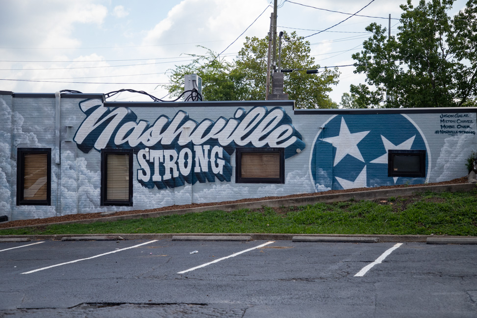 Nashville Strong mural in East Nashville