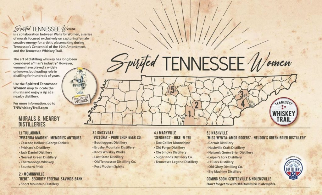 Tennessee Spirited Women: Murals and Whiskey