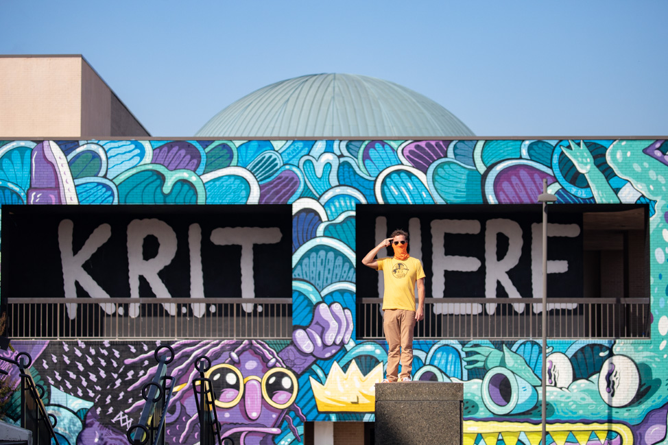 Big Krit Mural by Birdcap in Jackson, Mississippi