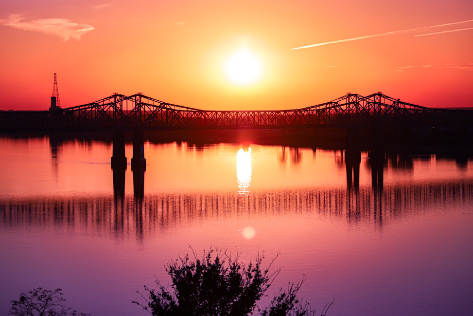 Sunset in Natchez, Mississippi