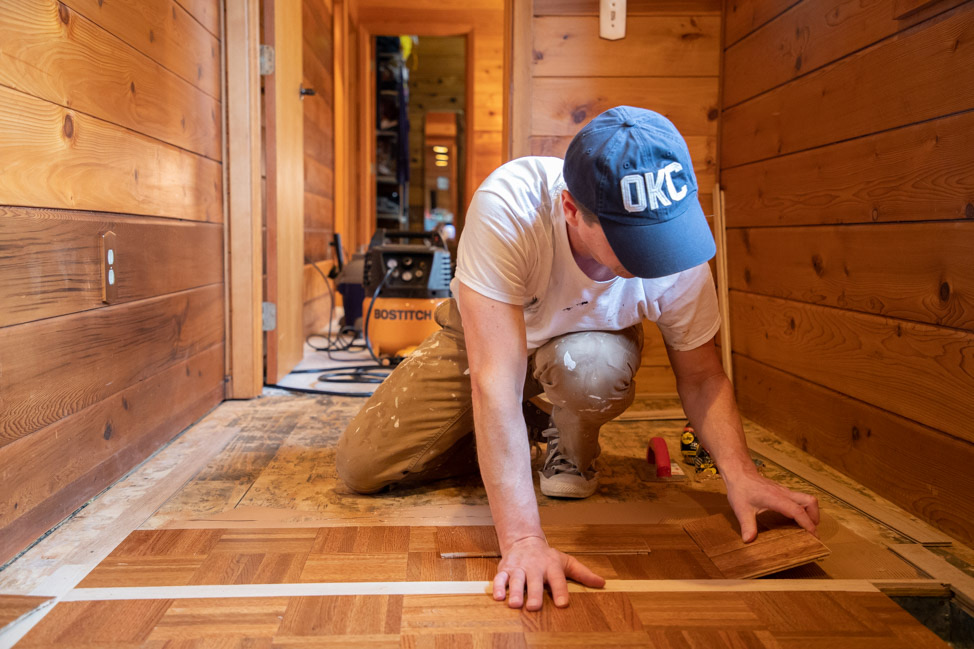 Redoing the Floor in the Cedar Floor