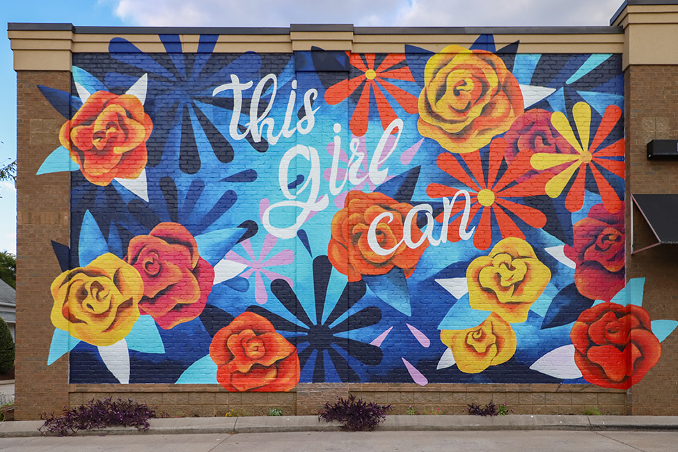 This Girl Can: Kim Radford's Nolensville mural