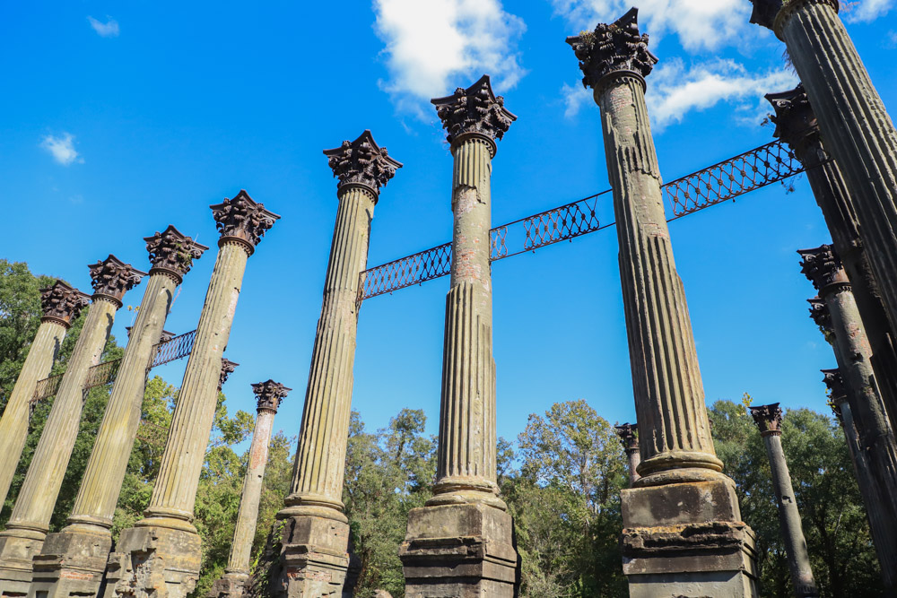 Windsor Ruins on the Natchez Trace Parkway in Mississippi