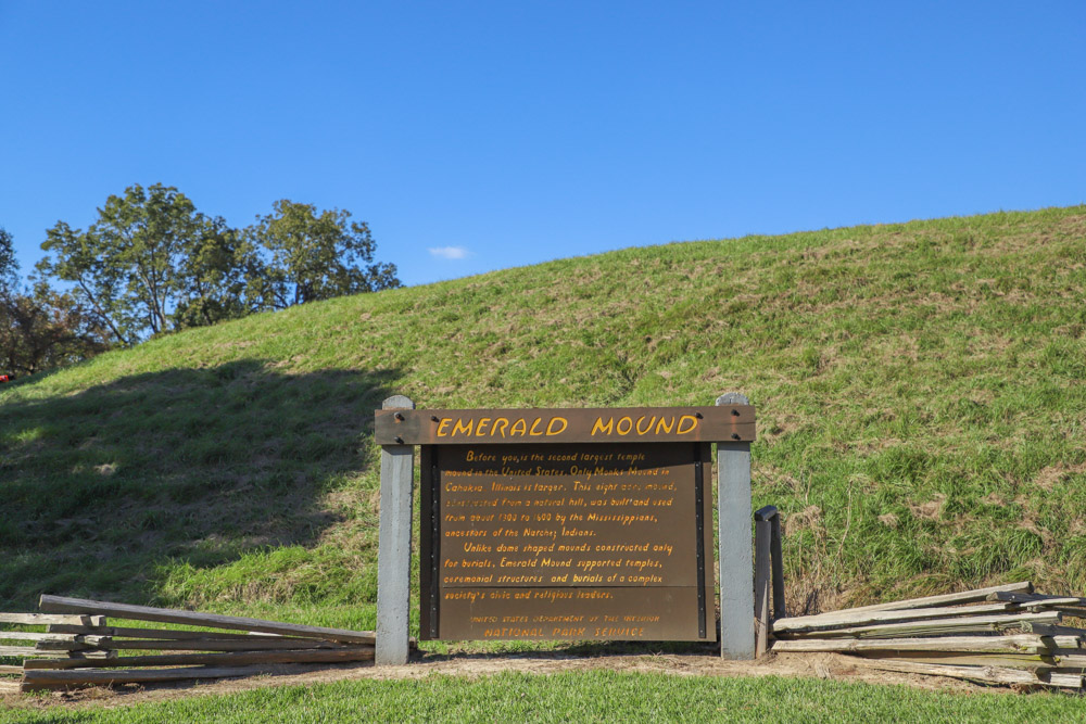 Emerald Mound on the Natchez Trace Parkway