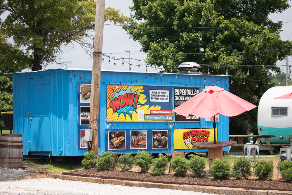 MidCity food truck park in Huntsville, Alabama