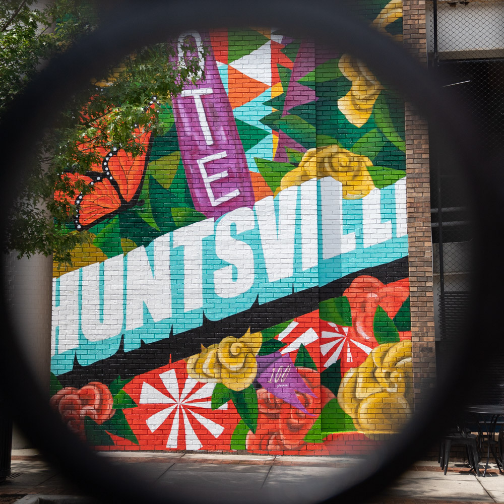 Huntsville mural by Kim Radford