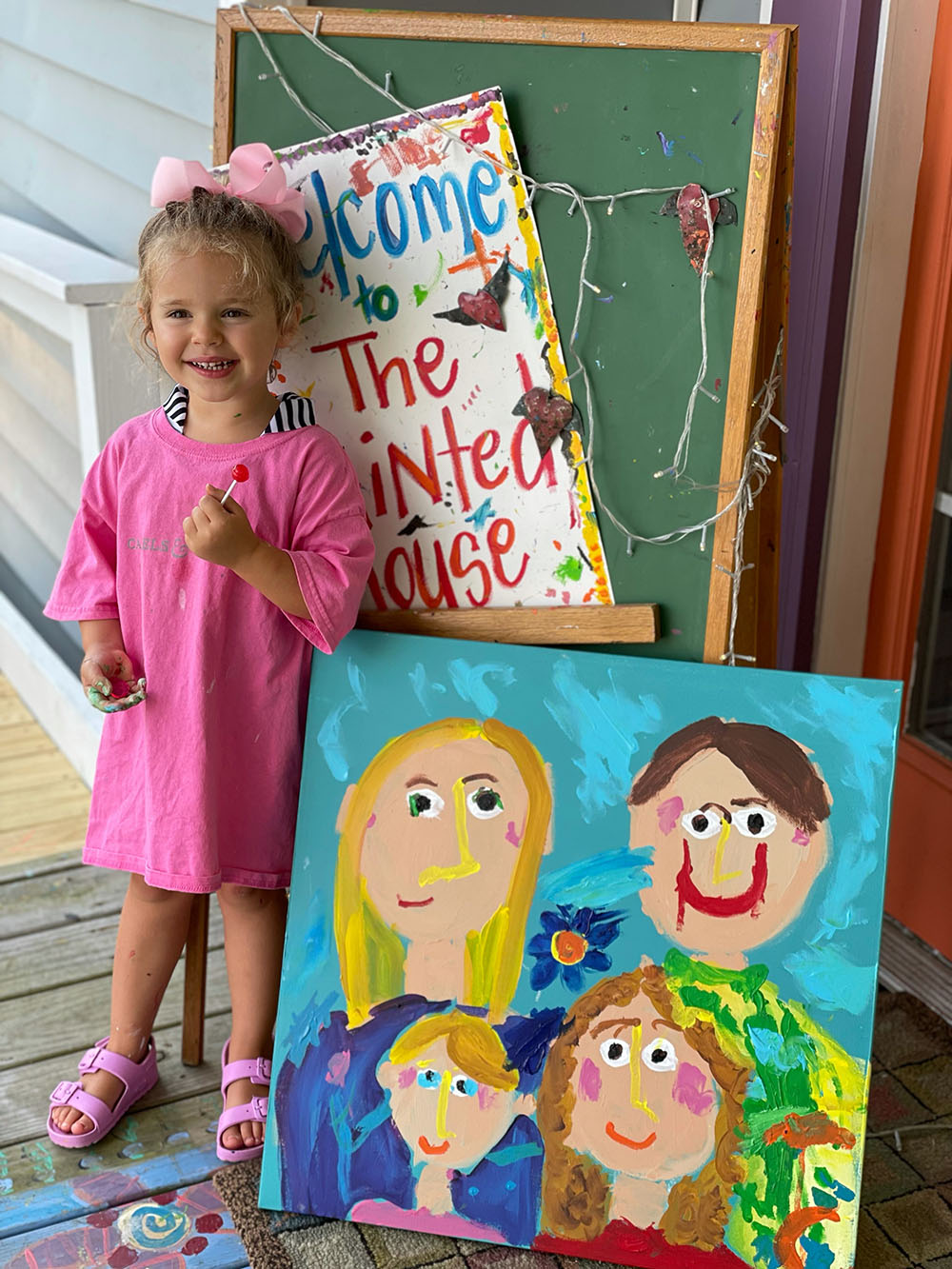 Art Camp at the Painted House in Tullahoma, Tennessee