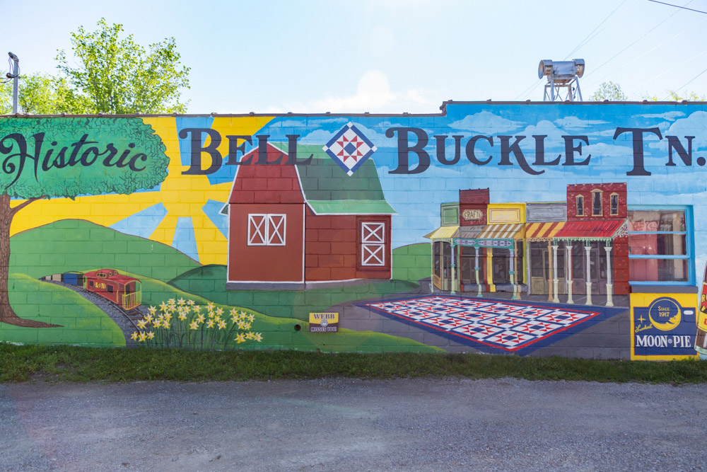 Bell Buckle Mural | A Perfect Day in Bell Buckle | Traveling in Tennessee | Copyright: Odinn Media