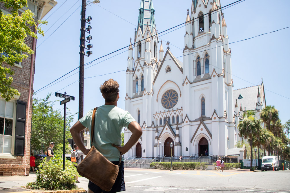 The Cathedral Basilica of St. John the Baptist in Savannah