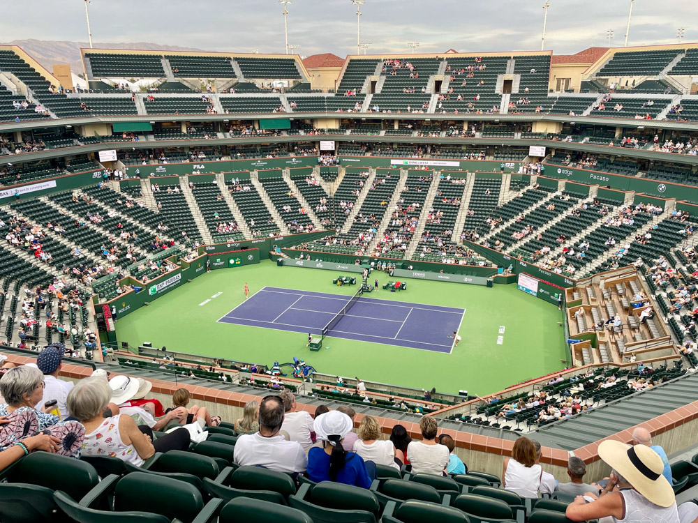 How to plan a trip to Indian Wells tennis tournament in Palm Springs, California