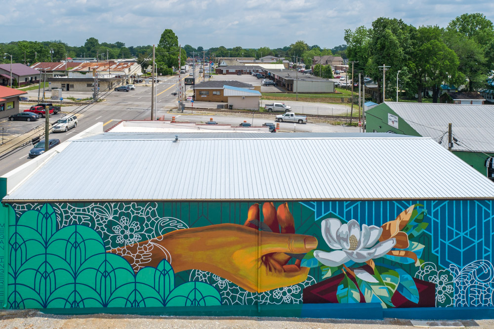 Mural in Lawrenceburg, Tennessee