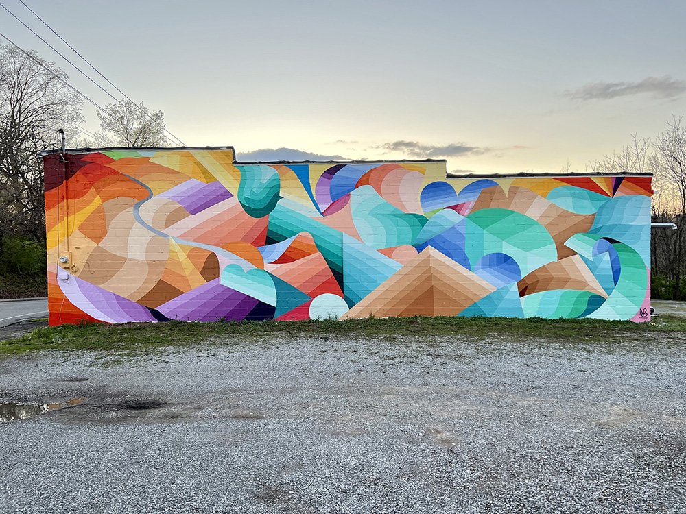 Madisonville mural by Nathan Brown