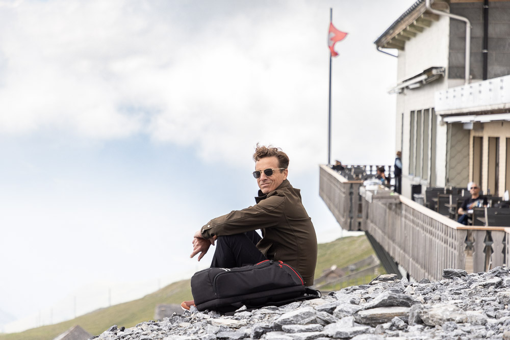 The train journey to the top of Jungfraujoch, Switzerland