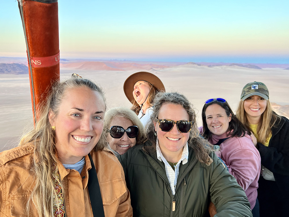 Namibia hot air balloon ride
