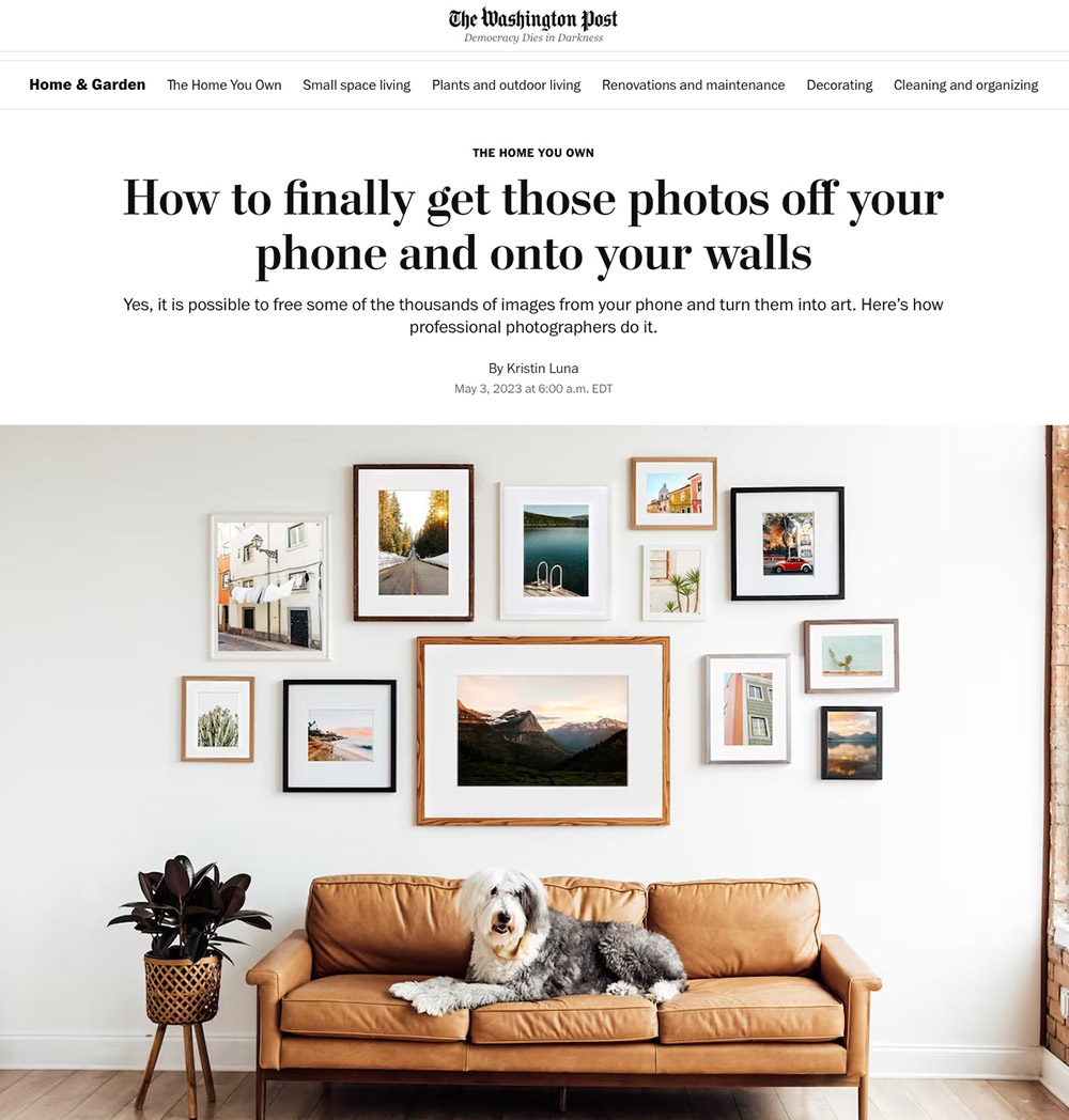 Washington Post story by Kristin Luna