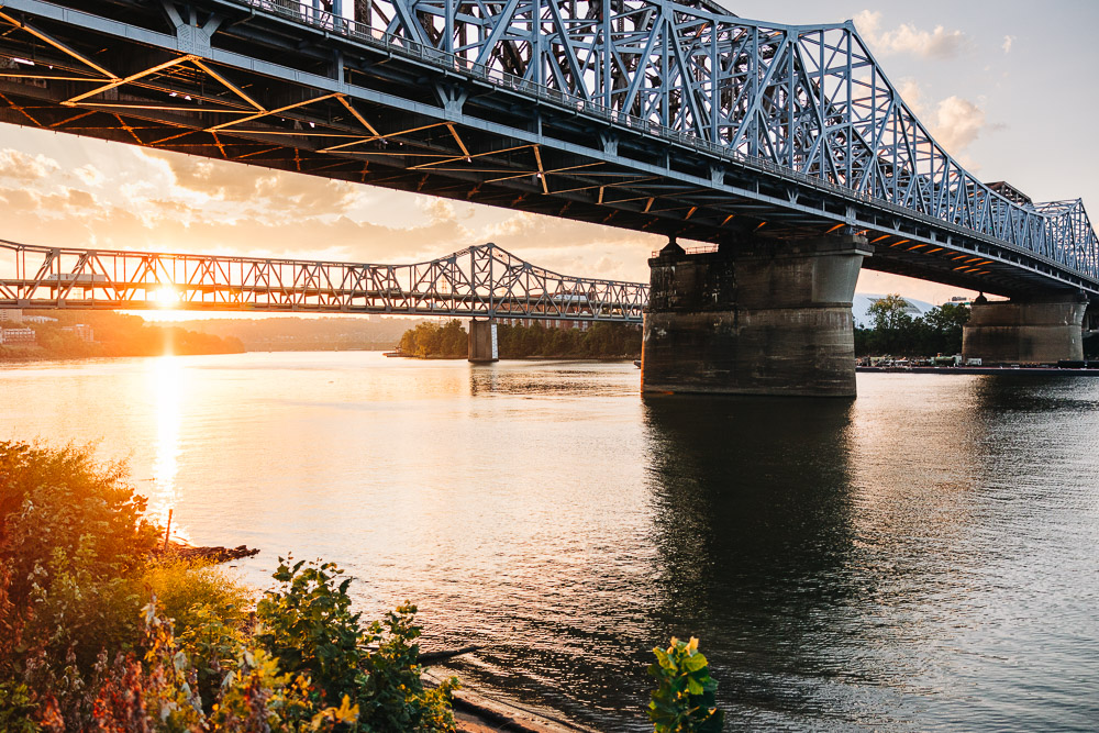 Things to do in Covington: See the sunset on the Ohio River