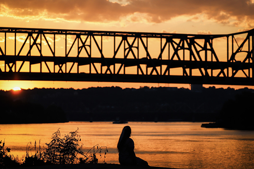Where to see the sunset in Covington, Kentucky