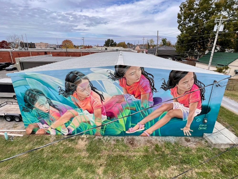 Tullahoma mural by Sophi Odling | public art in Tennessee